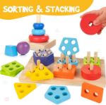 Montessori Wooden Shape Sorter Toys