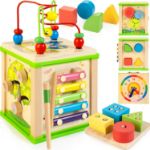Wooden 7-in-1 Activity Cube