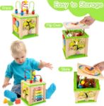 Wooden 7-in-1 Activity Cube
